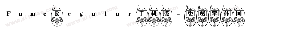 Fame Regular手机版字体转换